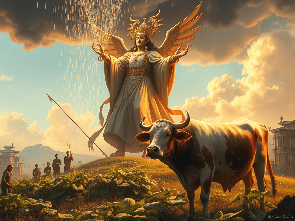 Aktualny obrazek nie ma ustawionego tekstu alternatywnego. Nazwa pliku brzmi: boginii-ahura-mazda-spuszcza-rosliny-z-deszczem-na-ziemie-ktore.png